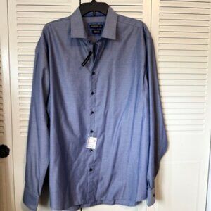 Westbury Men’s Blue Striped Dress Shirt – New With Tags size XXL